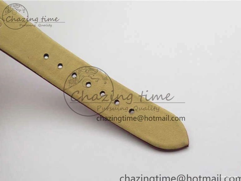 0402 Ladies’ De Ville Trésor Diamond SS 3AF 1:1 Best Edition White Dial On Red Leather Strap Swiss Quartz Snug 7885